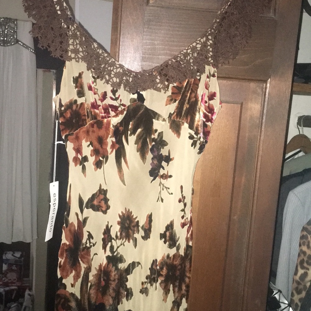 Long slik dress